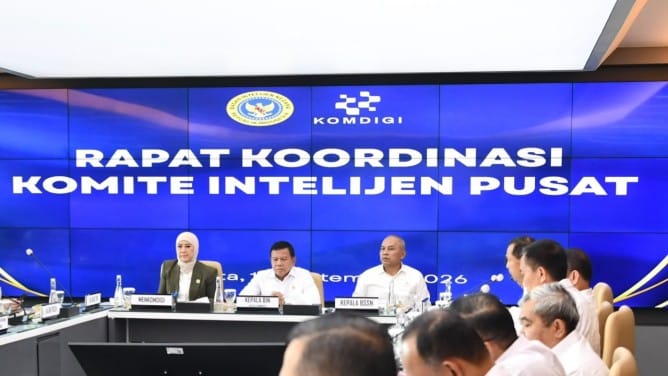 Kepala BIN-Menkomdigi-Kepala BSSN Konsolidasi Perkuat Pertahanan Digital Nasional