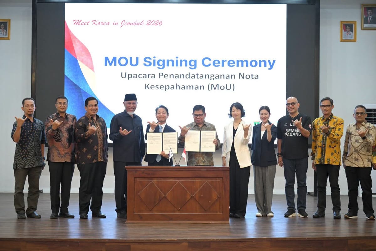 Promosi Budaya Asia 2026 Perkuat Hubungan Sumbar dan Jeonbuk, Korsel