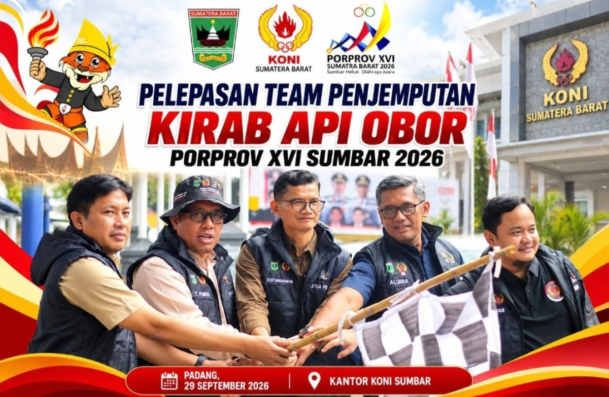 Kirab Api Porprov XVI, Simbol Bangkitnya Semangat Olahraga Sumbar