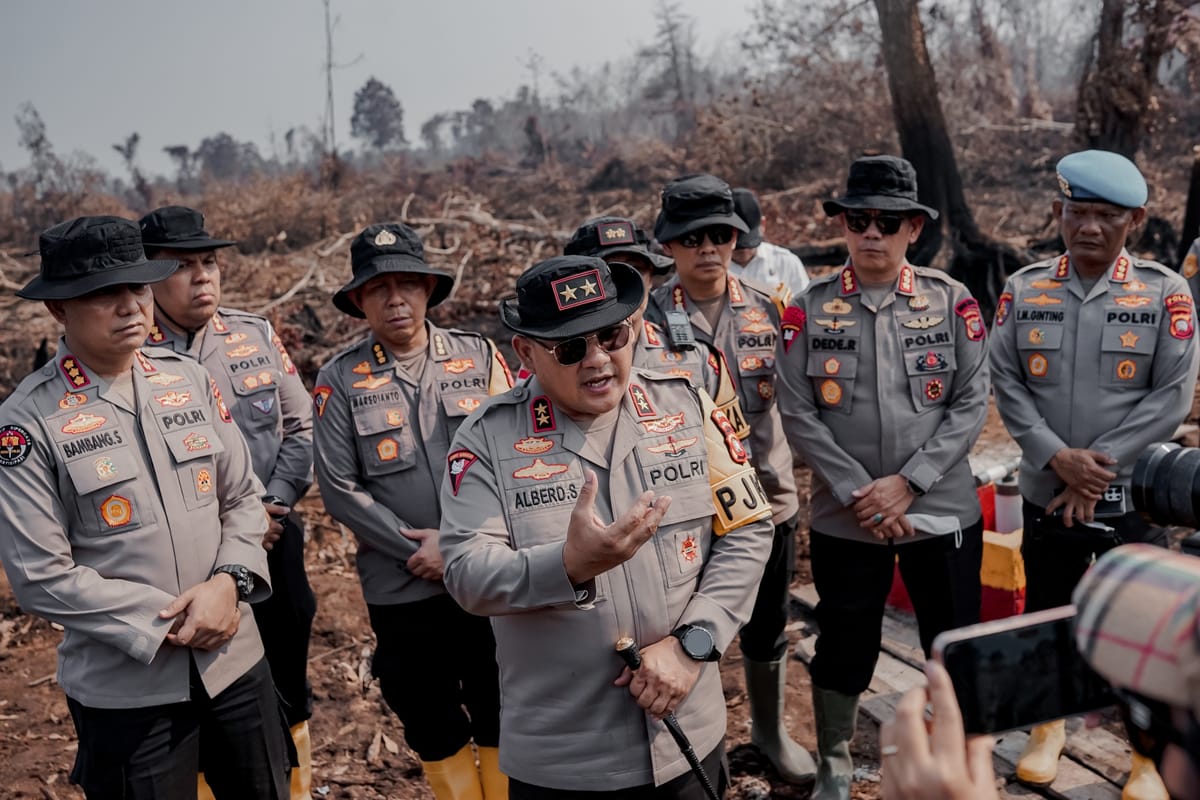 Kapolda Kalbar Naikkan Alarm Karhutla: Sumur Bor Disiapkan, Warga Dilarang Bakar Lahan