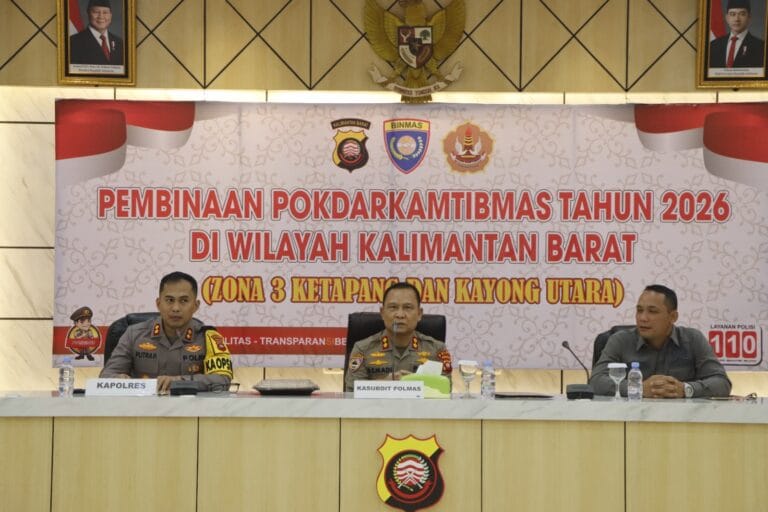 Perkuat Sinergi Keamanan, Polres Ketapang Libatkan Pokdar Kamtibmas Lawan Karhutla