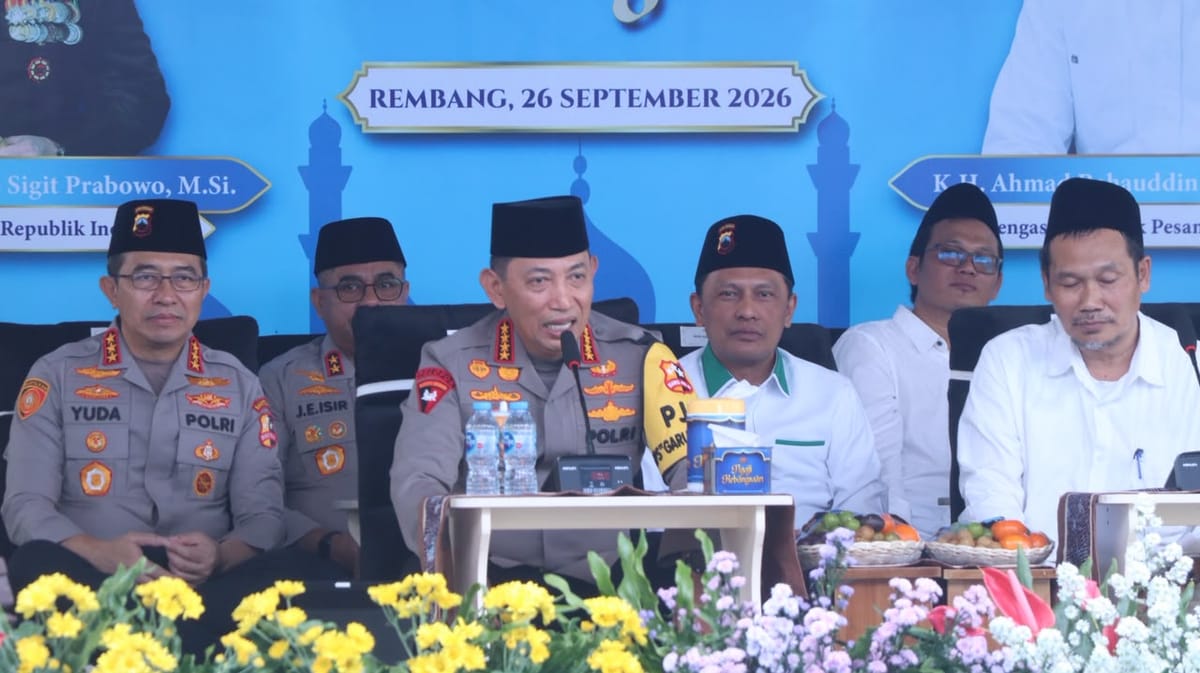 Ngaji Kebangsaan Bersama Gus Baha, Kapolri Tekankan Keimanan sebagai Landasan Pengabdian
