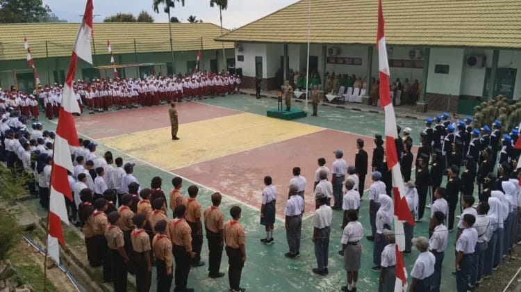 Tanamkan Disiplin Pelajar: Kodim 1803 Fakfak Gelar Lomba PBB