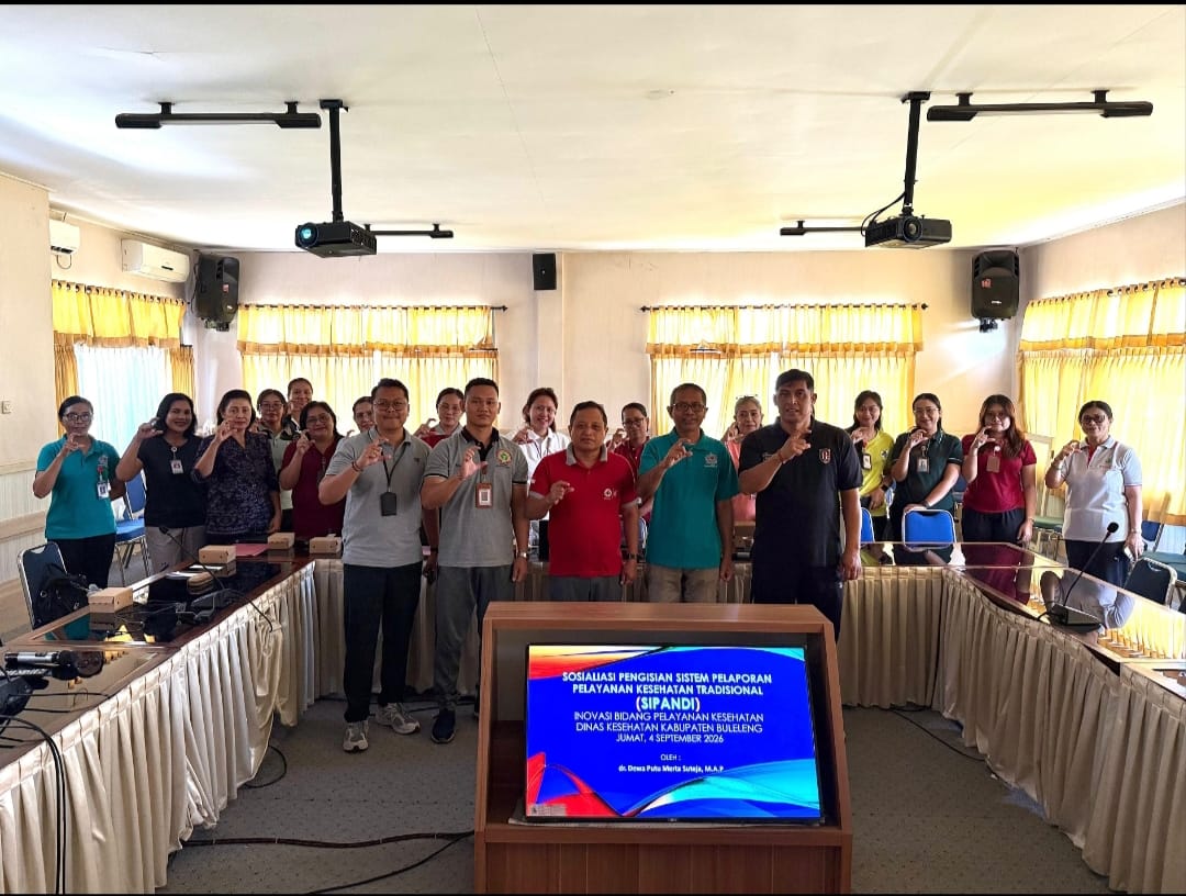 Dinkes Buleleng punya SIPANDI, Sistem Digital untuk Tertibkan Data Pelayanan Kesehatan Tradisional