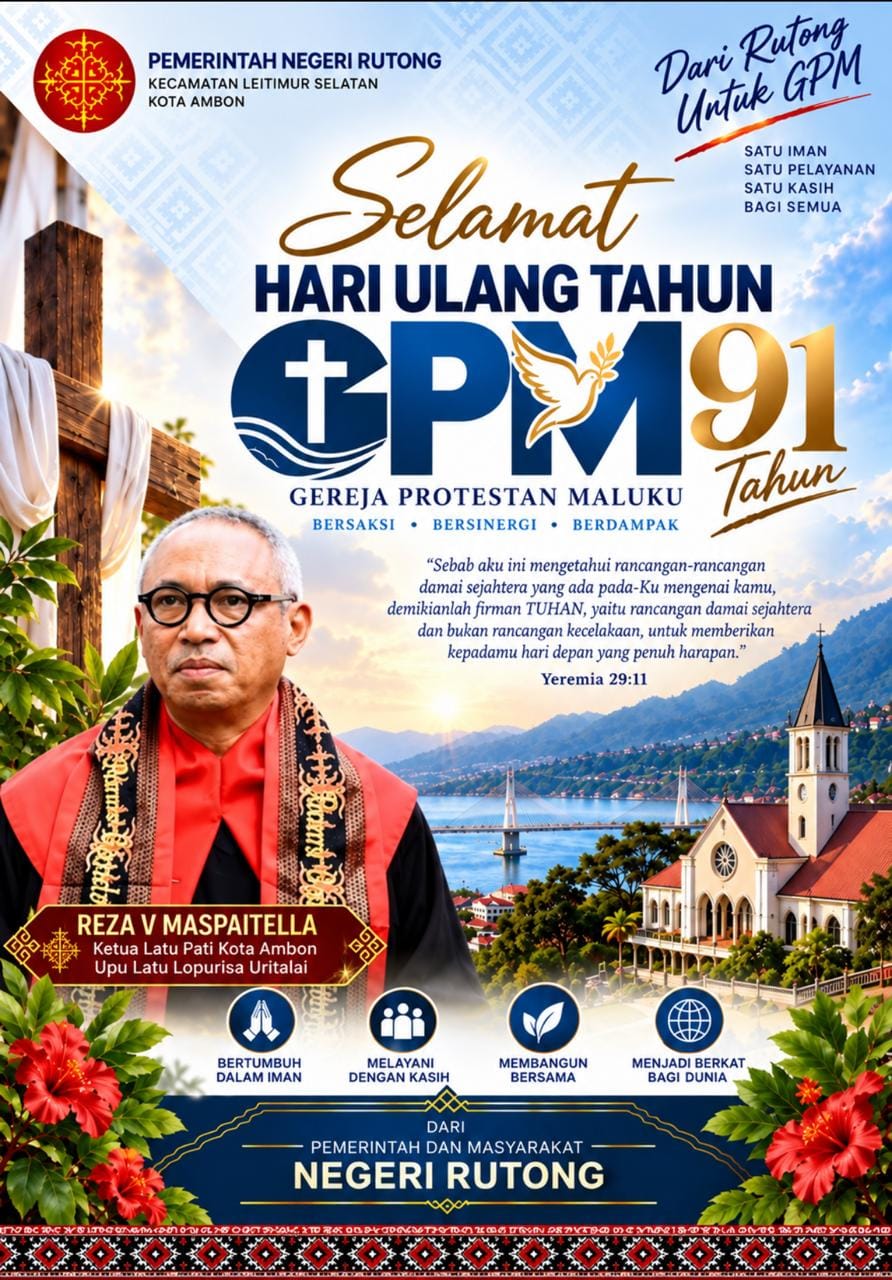 HUT Ke-91 Gereja Protestan Maluku