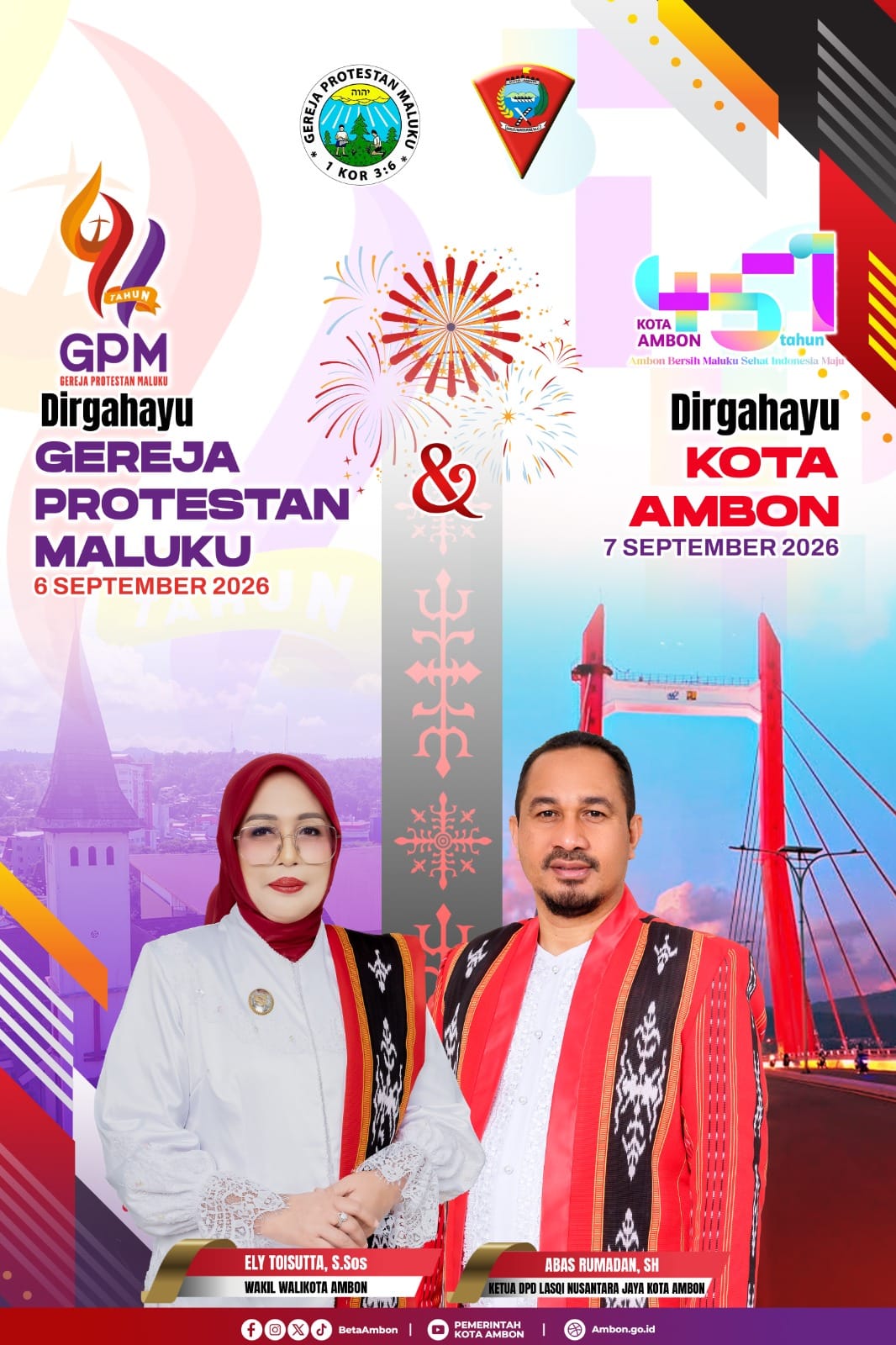 HUT KE-91 Gereja Protestan Maluku