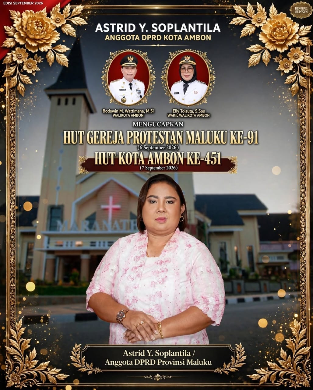 HUT Ke-91 Gereja Protestan Maluku