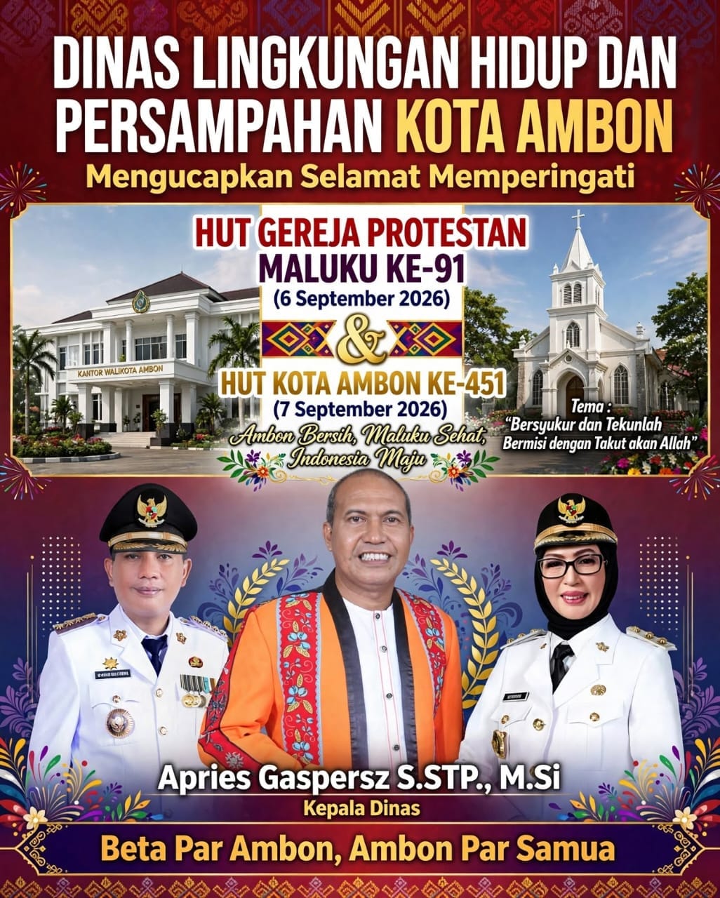 HUT Ke-91 Gereja Protestan Maluku
