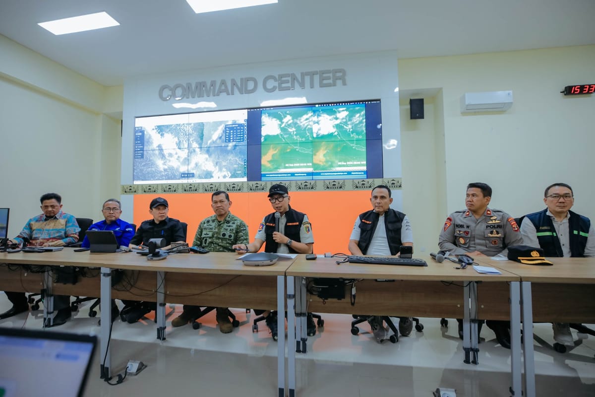 Perkuat Penanggulangan Dampak Erupsi GAK, Pemprov Lampung  Intensifkan Pemantauan & Kesiapsiagaan