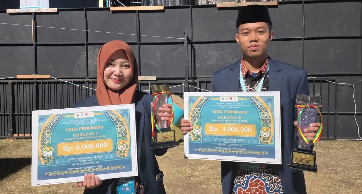 MTQ  Semarang Berakhir, Lampung Hanya Mampu Raih Juara Harapan l dan Harapan II