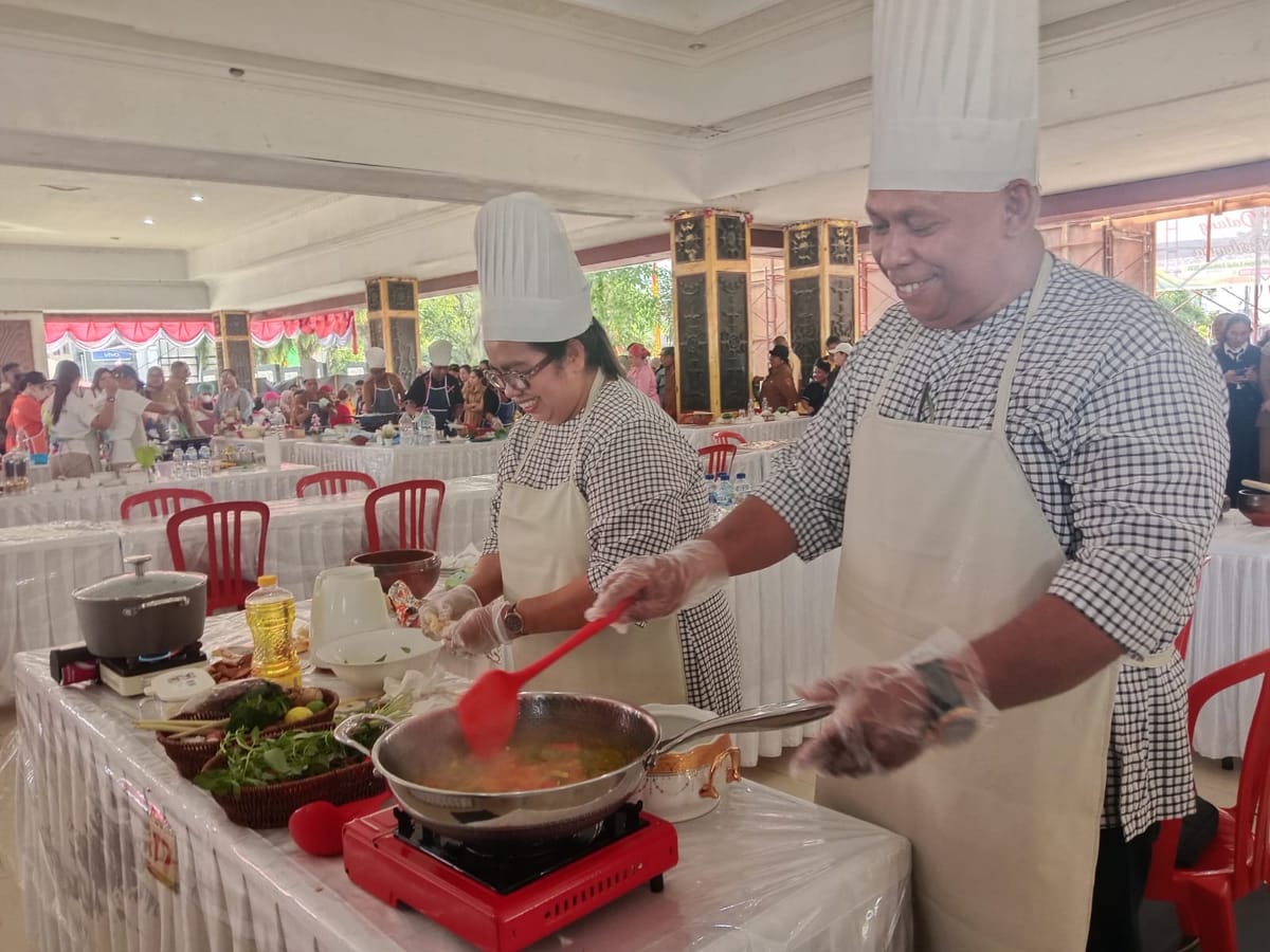 Lomba Masak Ikan Kuah Kuning & Makan Papeda, Meriahkan HUT Kota Ambon ke-451