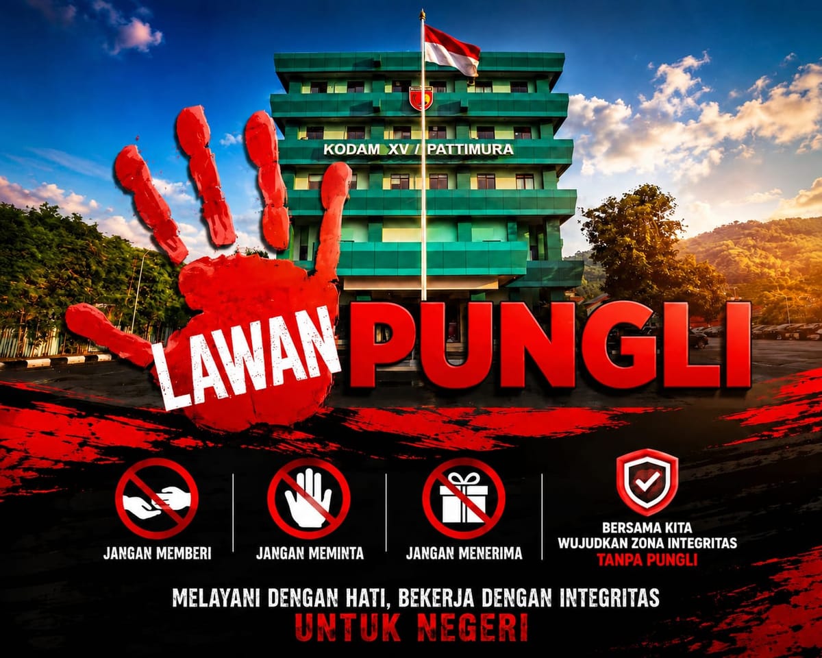 Kapendam XV/Pattimura Buka Suara: Oknum Sertu LM THTI, Dugaan Werving Rp18,35 Juta Diusut