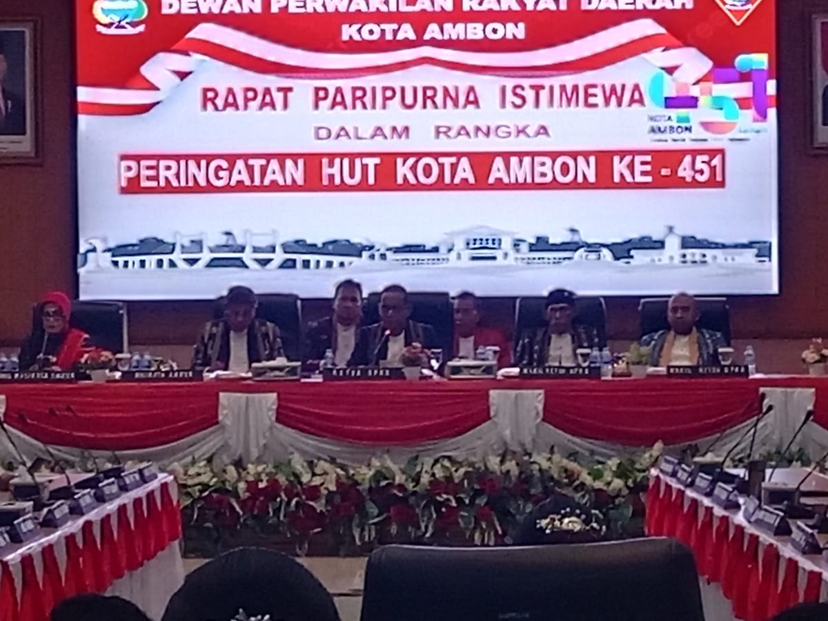 HUT ke-451  Kota Ambon, Bodewin Akui Masih Banyak PR: Pemerintah Bekerjasama Bangun Ambon