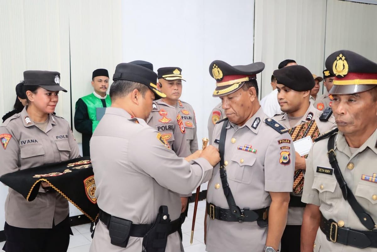 Polresta Pulau Ambon Gelar Sertijab Sejumlah Pejabat