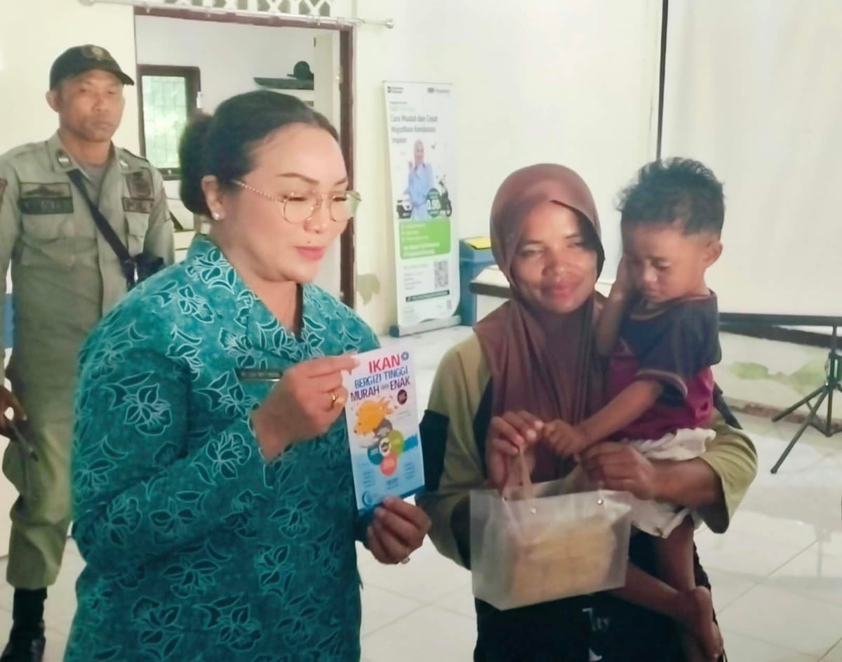 176 Keluarga Berisiko Stunting di Kota Ambon Terima Nugget Ikan