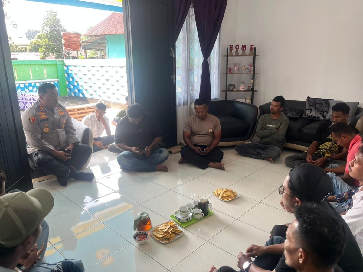 Kapolresta Ambon Duduk Bacarita Bersama Pemuda Key, Bahas Kamtibmas dan Kerukunan