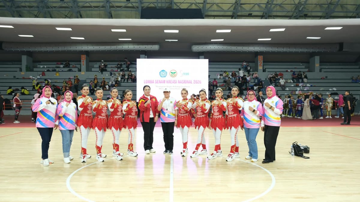Hat-trick Nasional, Perwosi Maluku Kembali Raih Juara 2 Senam Kreasi 2026