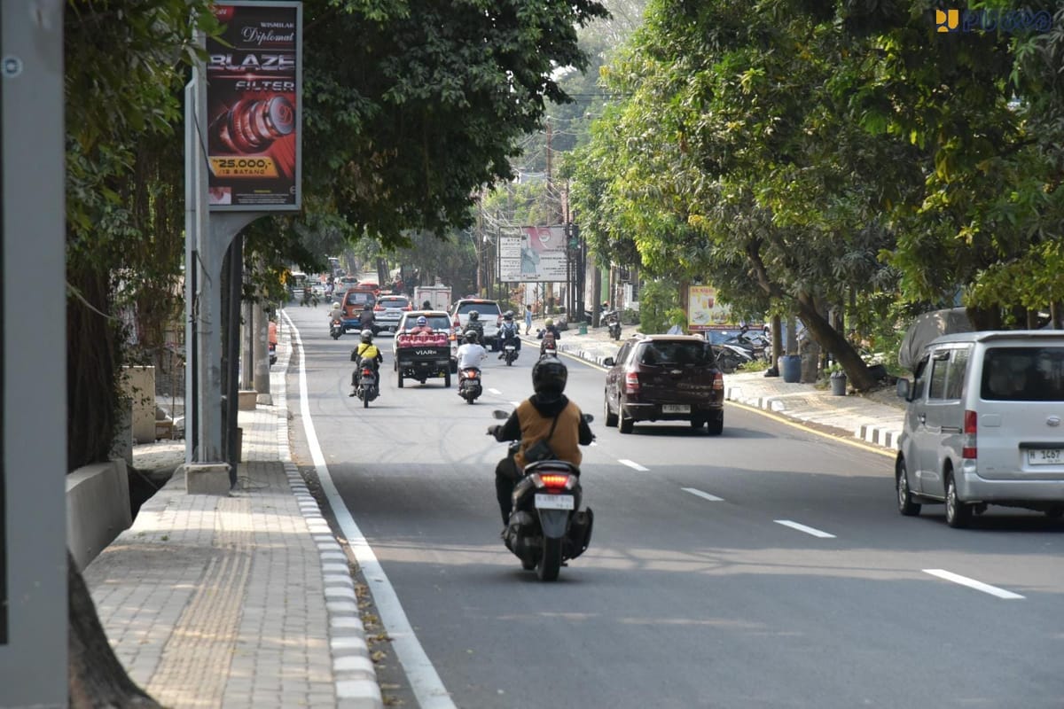 Akses Jalan Gombel Lama Semarang  Dibuka Setelah Selesai  di Rekonstruksi
