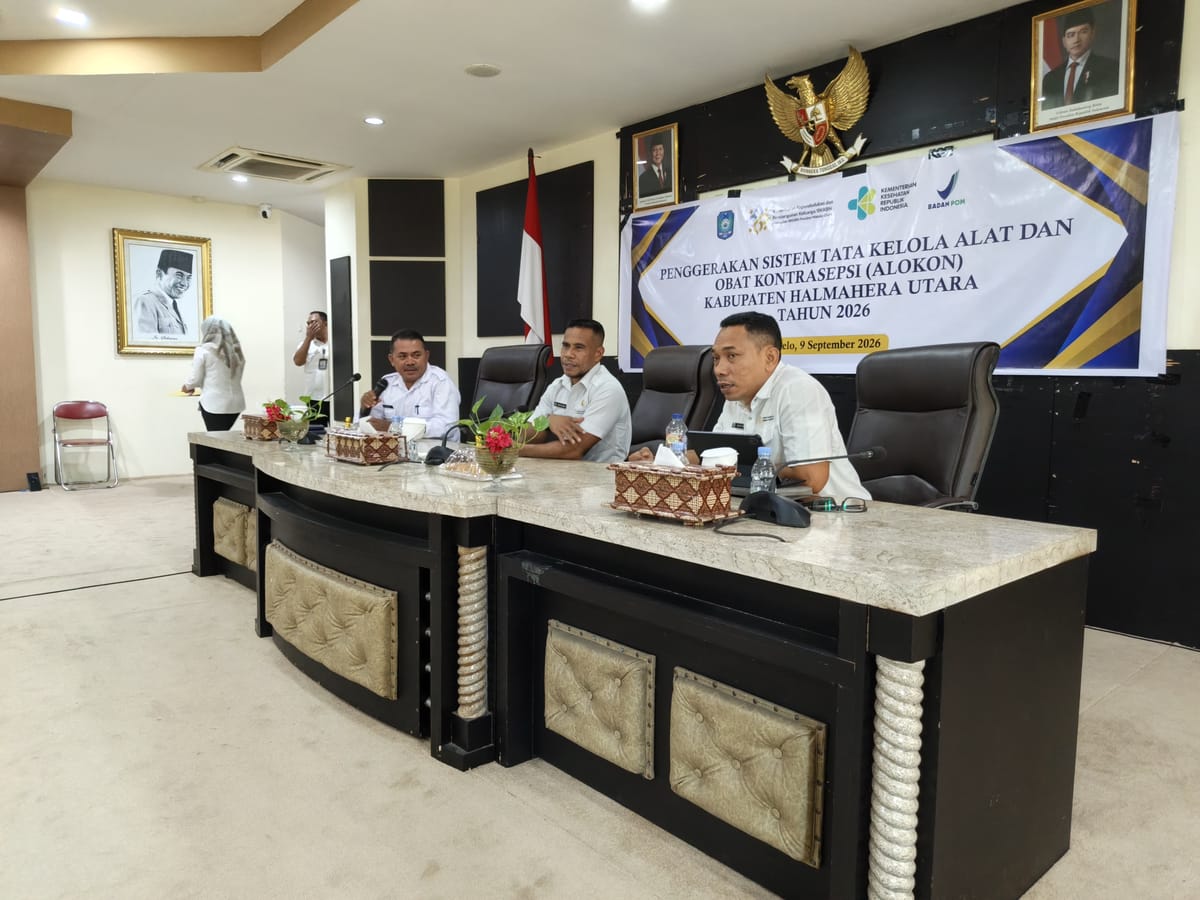 Tindak Lanjut SKB 4 Menteri, BKKBN Malut Perkuat Tata Kelola Alokon di Halmahera Utara