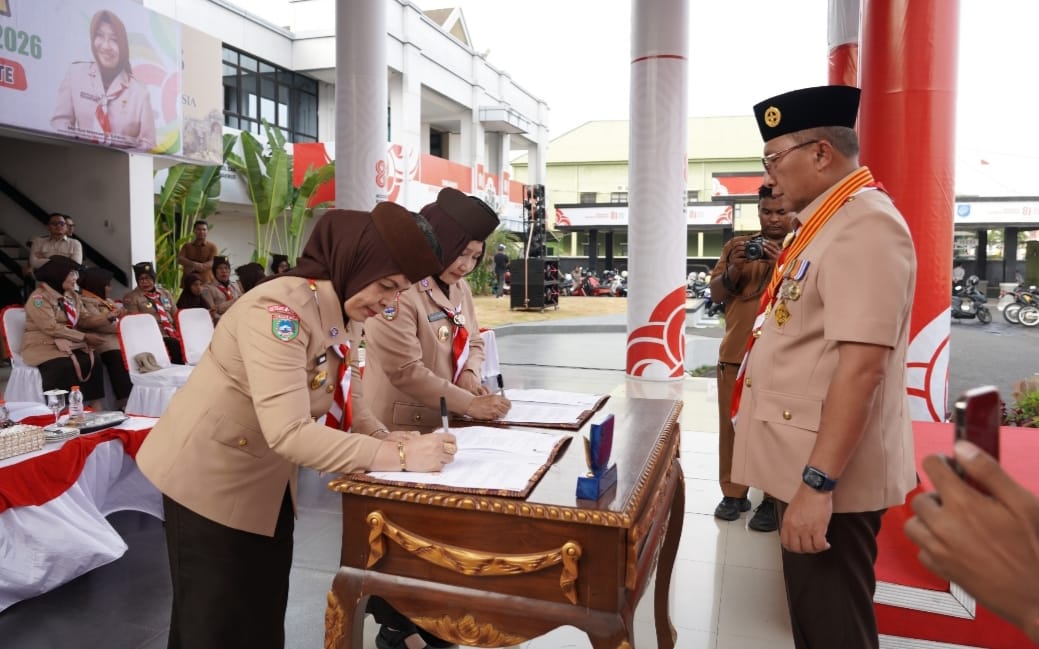 Kwarcab Pramuka dan LPKA Ternate Tandatangan PKS Pembinaan Pramuka