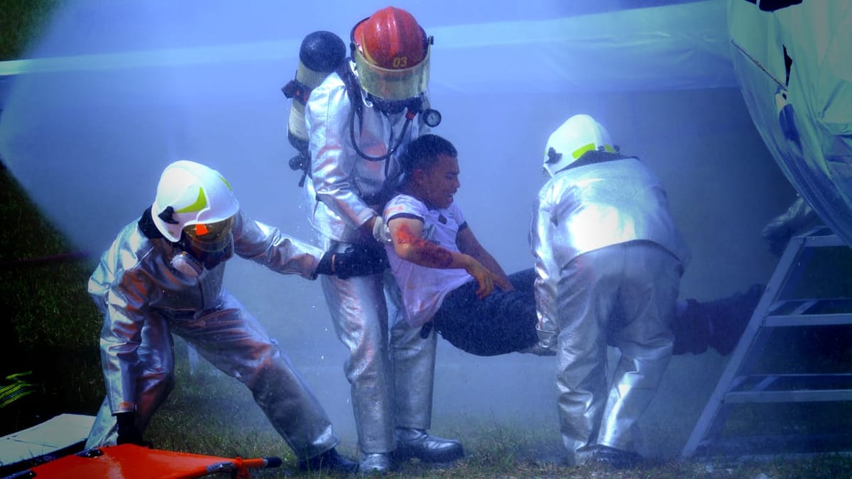 BIM Gelar Simulasi Darurat Serangan Drone