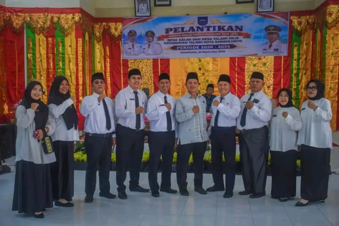 Sembilan Anggota BPD Talawi Hilie 2026-2034 Dilantik