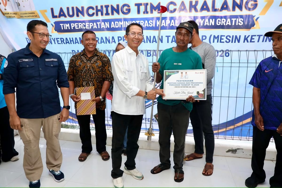 Tim Cakalang Diluncurkan, Pemko Batam Pangkas Birokrasi Dokumen Kapal Nelayan