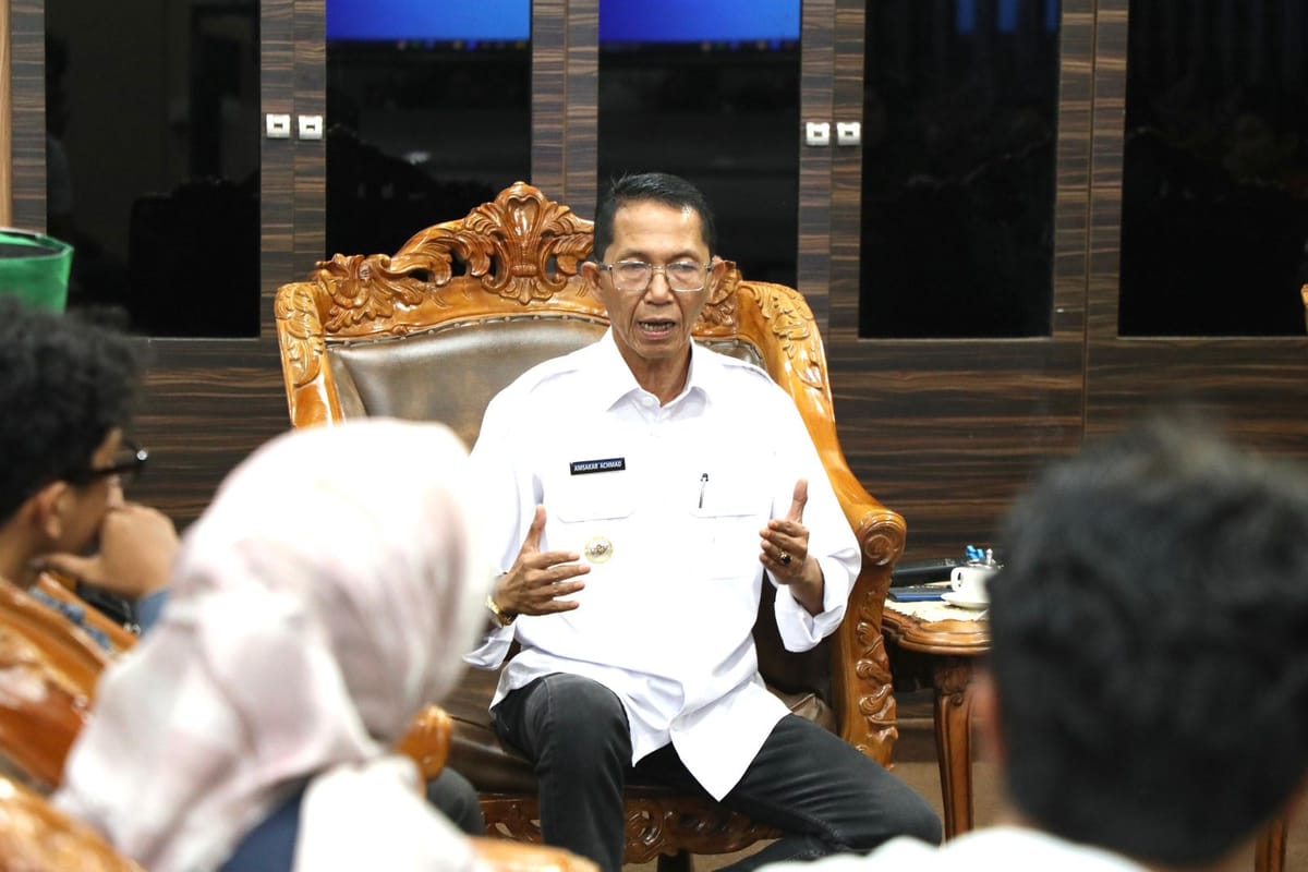 Wako Batam Amsakar Audiensi  dengan Koalisi Angkatan Muda Bersatu
