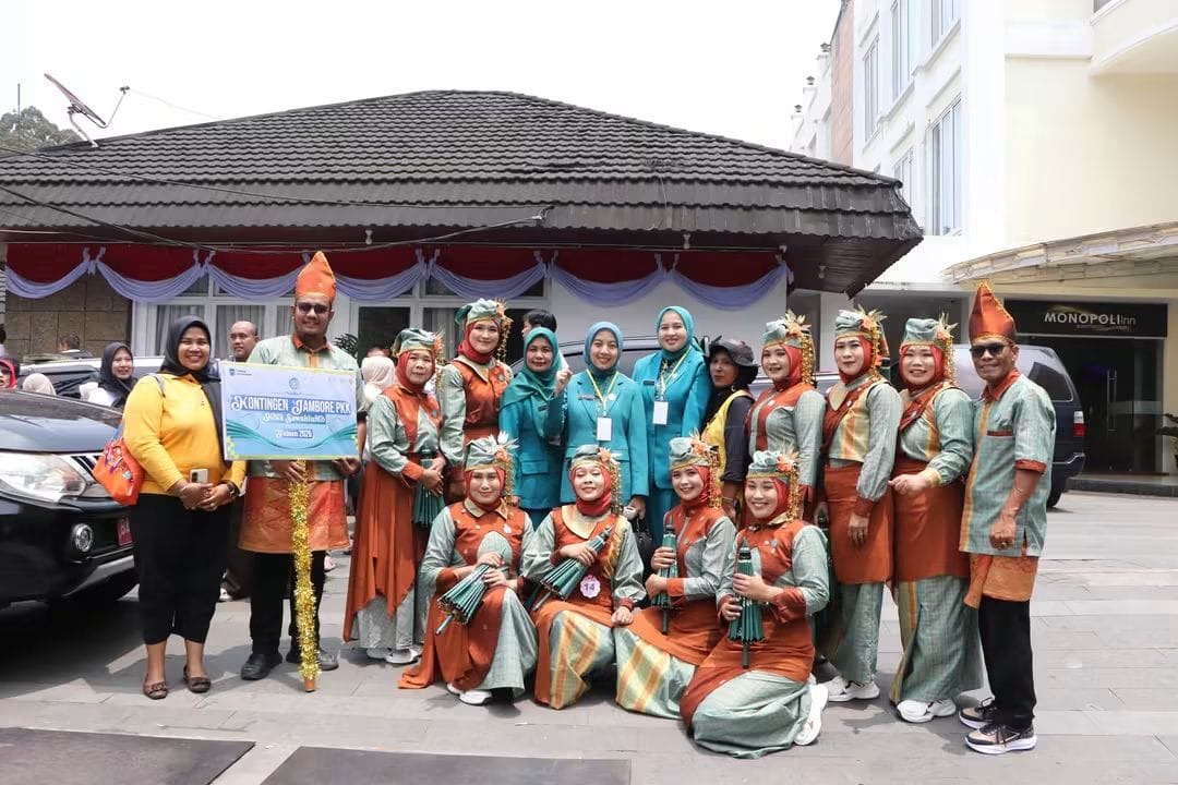 Kontingen PKK Sawahlunto Tampil Maksimal di Jambore PKK Sumbar ke XXII di Bukittinggi