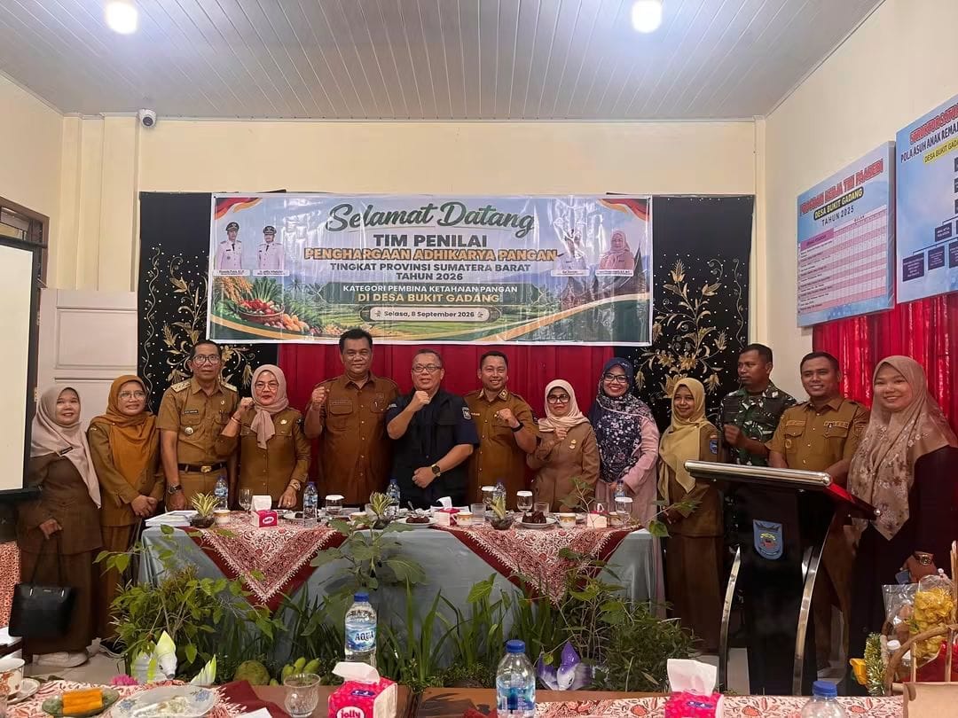 Kepala Desa Bukit Gadang Sawahlunto Masuk Verifikasi Adhikarya Pangan Nusantara Sumbar