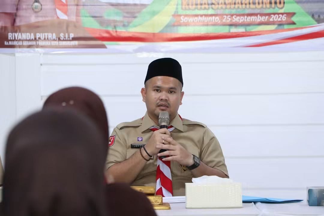 Kwarcab 11 Pramuka Sawahlunto Gelar Rakercab 2026, Jeffry Hibatullah: Perkuat Kolaborasi Bangun Generasi Berkarakter
