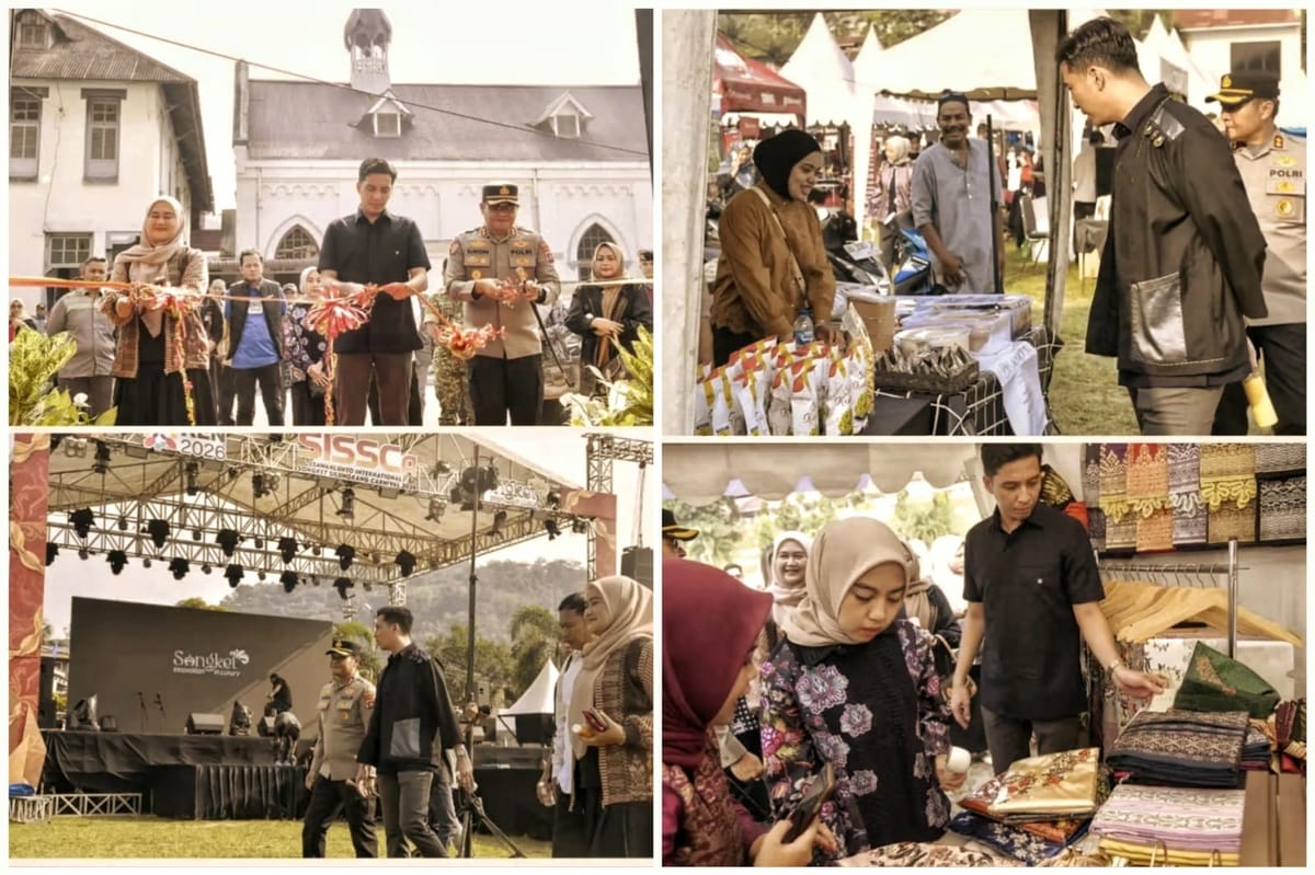 Sawahlunto Ekraf Expo 2026 Jadi Nadi Ekonomi SISSCa, 150 UMKM Panen Berkah Keramaian