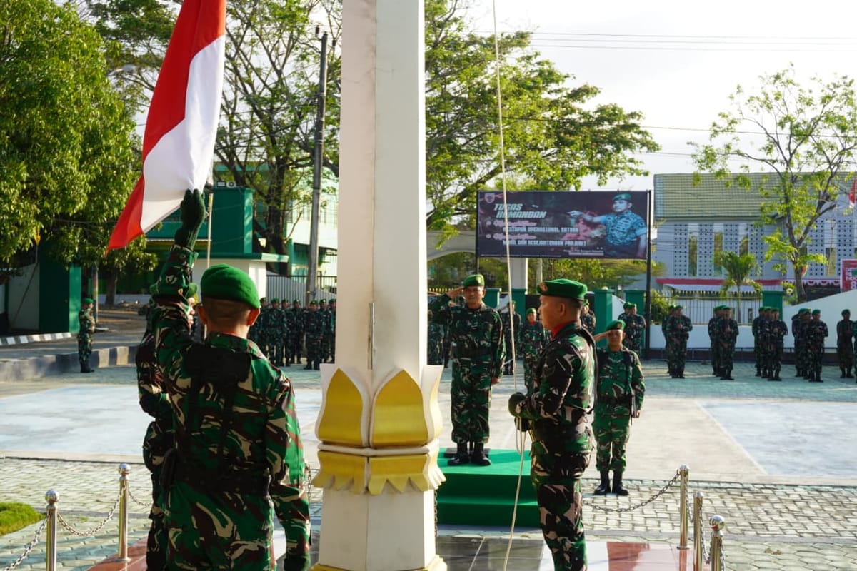 Kodim 1425/ Jeneponto, Soroti Kepedulian Prajurit terhadap wilayah dan masyarakat.