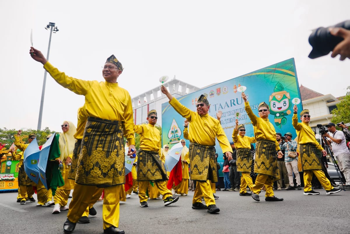 Budaya Riau Hadir Dalam Pawai Ta'ruf MTQ- XXXI di Semarang