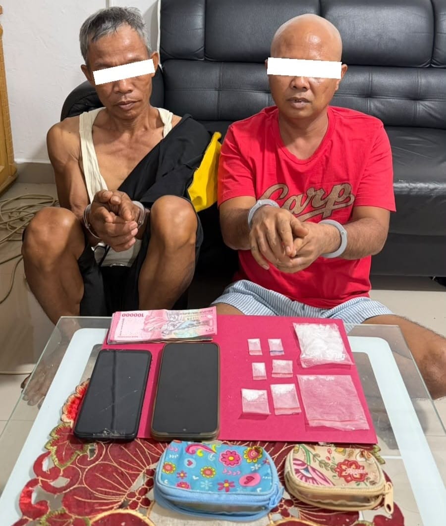 Polsek Mandau Bengkalis Ungkap Penyalahgunaan Sabu, Dua Tersangka Diamankan