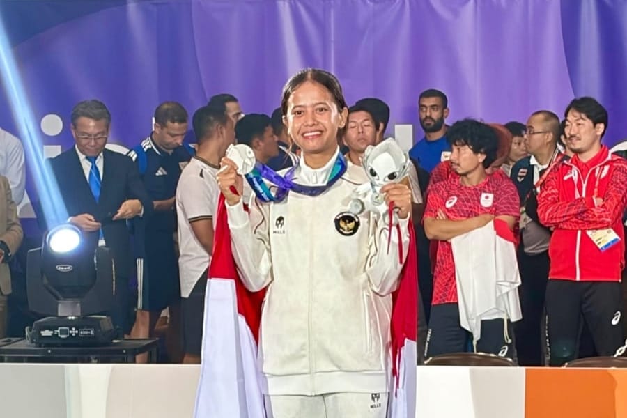 Secuil Kisah Anak Pulau Terpencil Rupat Utara Bernama Sumaya: Peraih Medali Perak Asian Games Jepang Cabor Teqball