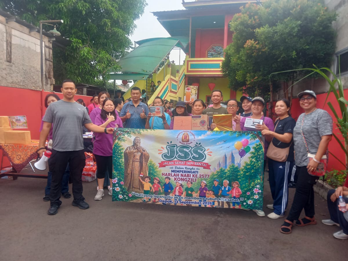 Jalan Santai Warga Konghucue Litang Genta Kebajikan Pitara Depok Memperingati Nabi Kongzili 2577