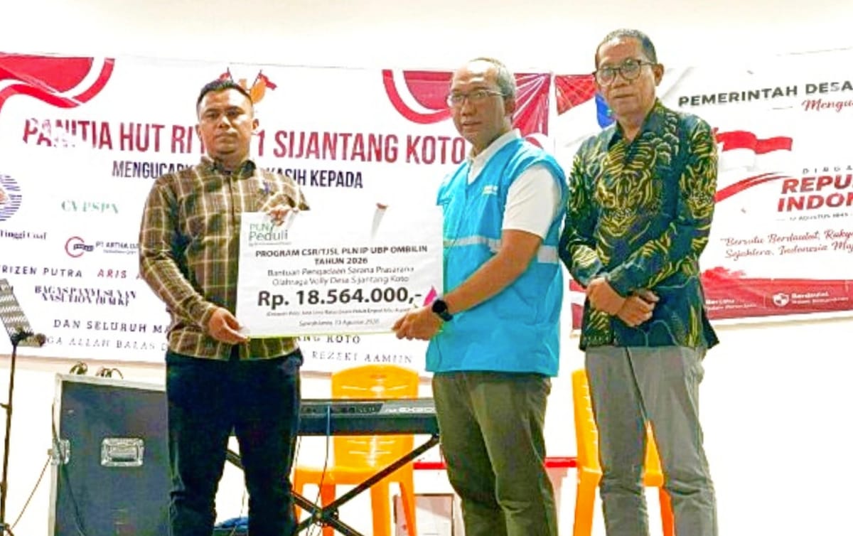 PLN IP UBP Ombilin Dorong FABA Jadi Fasilitas Publik, Panggung Kreasi Sijantang Diresmikan