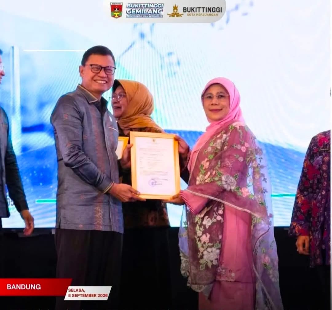 IFK Bukittinggi Raih Penghargaan CDOB Nasional 2026, Satu-satunya di Sumatra Barat