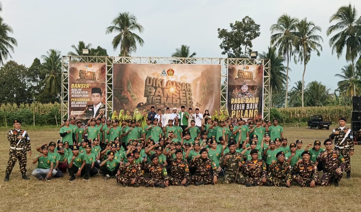 Diklatsar Banser Jember XXXIX Resmi Dibuka, Diikuti 150 Kader Inti