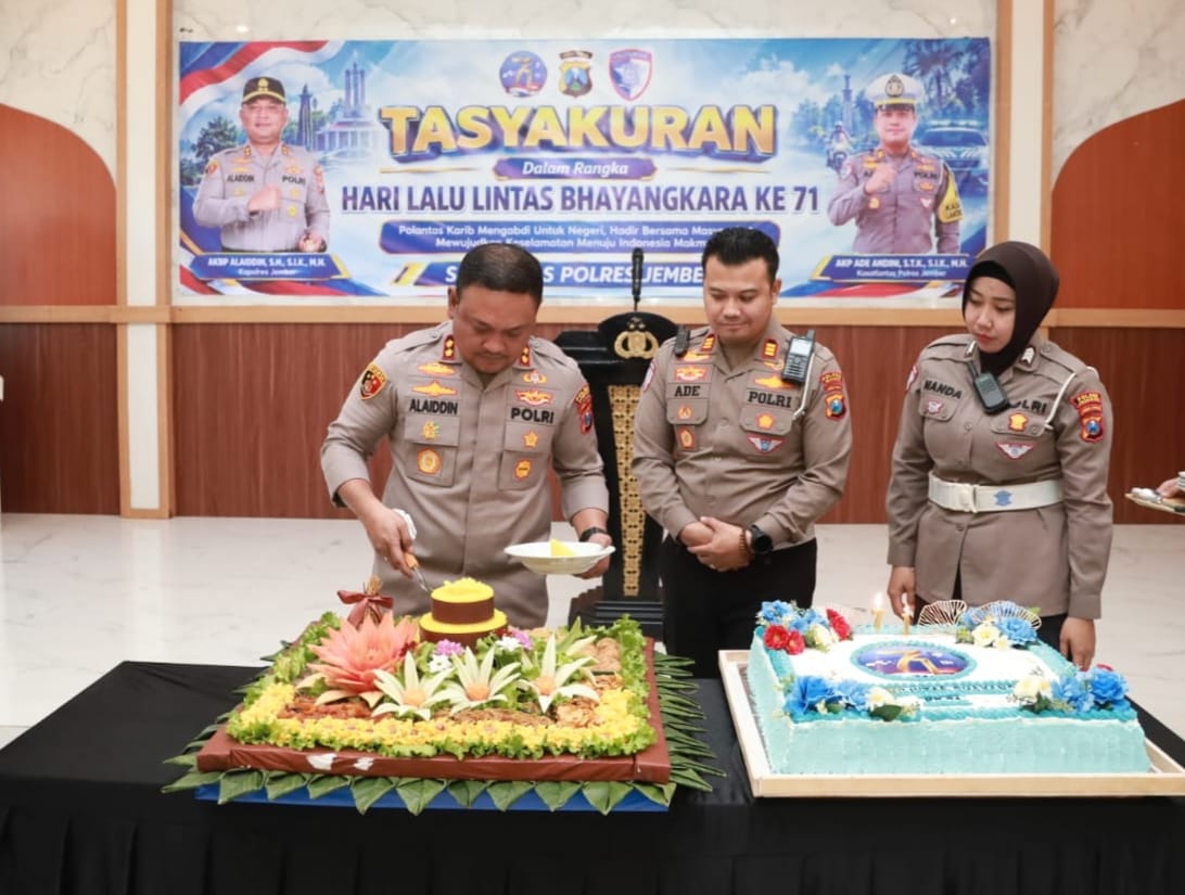 HUT Lantas Ke-71, Polres Jember Rangkul Ojol dan Korban Kecelakaan
