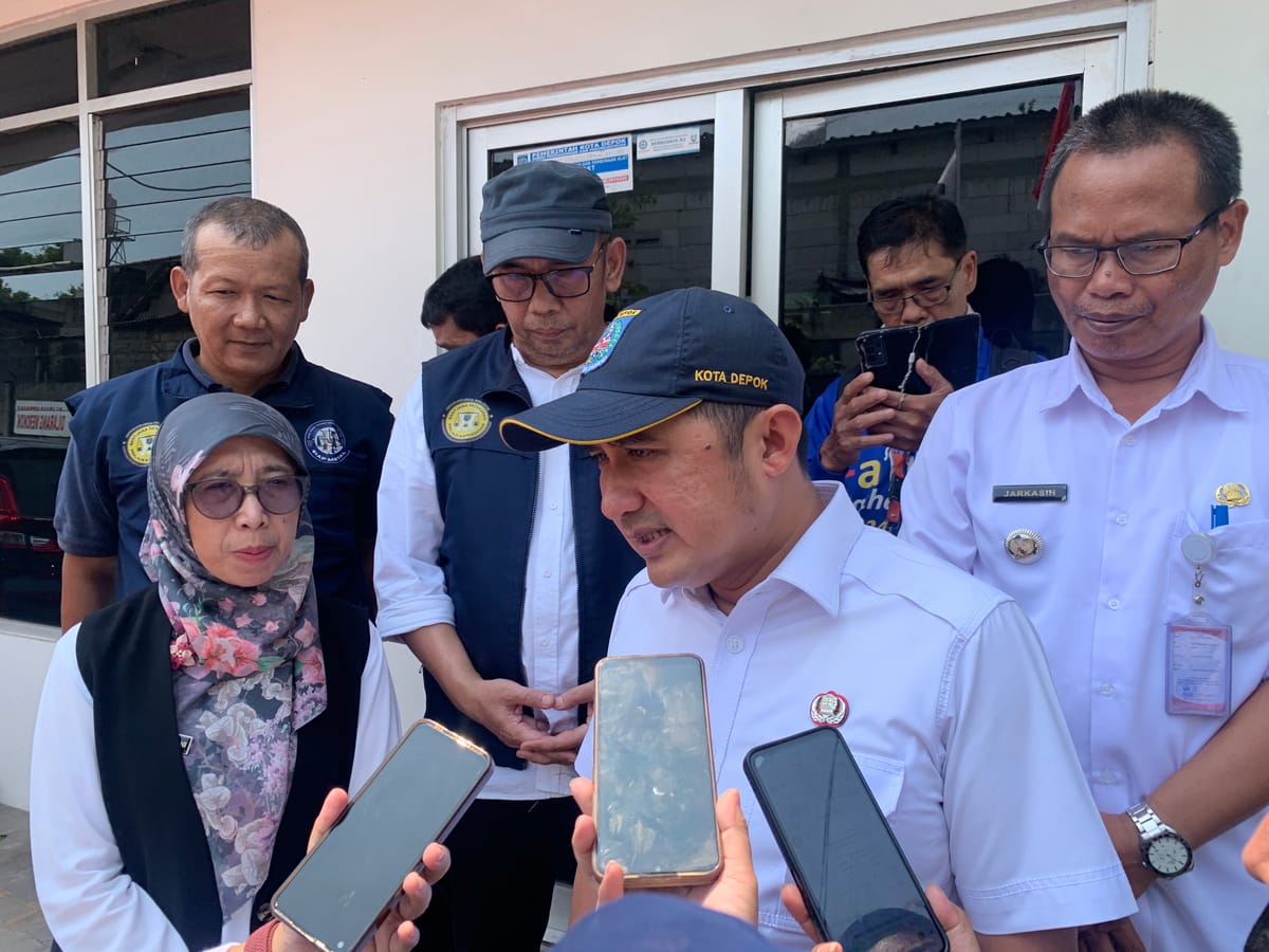 Wakil Walikota Depok  Sidak Ke SPPBE PT Catur Jaya Perkasa Penyalur Gas 3kg Tapos Depok