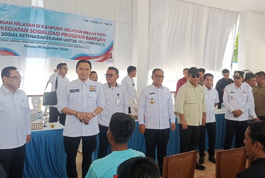 Ketua MPR Tinjau KNMP di Desa Cemaga Utara Kabupaten Natuna