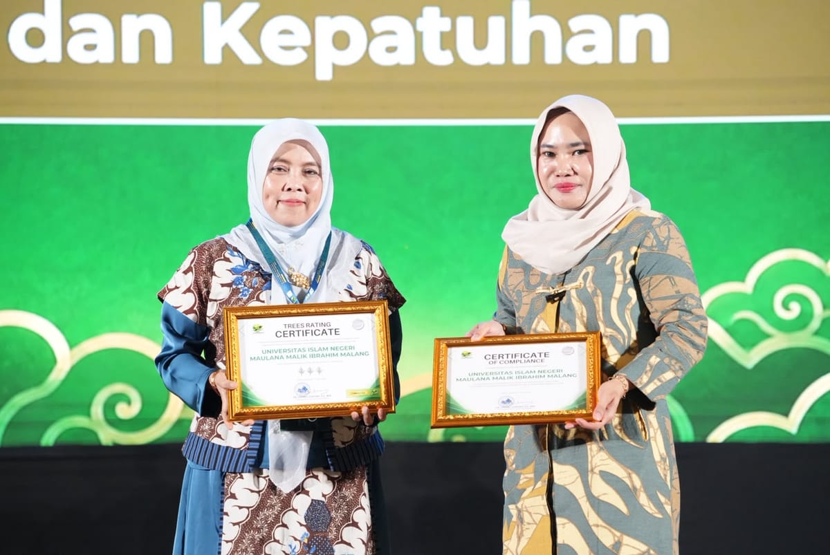 UIN Malang Raih Dua Penghargaan UI GreenMetric Nasional 2026
