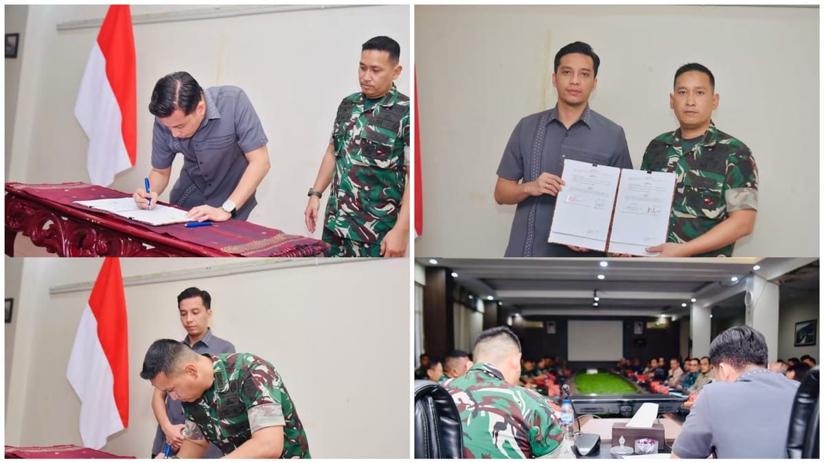 Pemko Sawahlunto dan Kodim 0310/SS Teken MoU TMMD ke-130, Rp1,4 Miliar Disiapkan