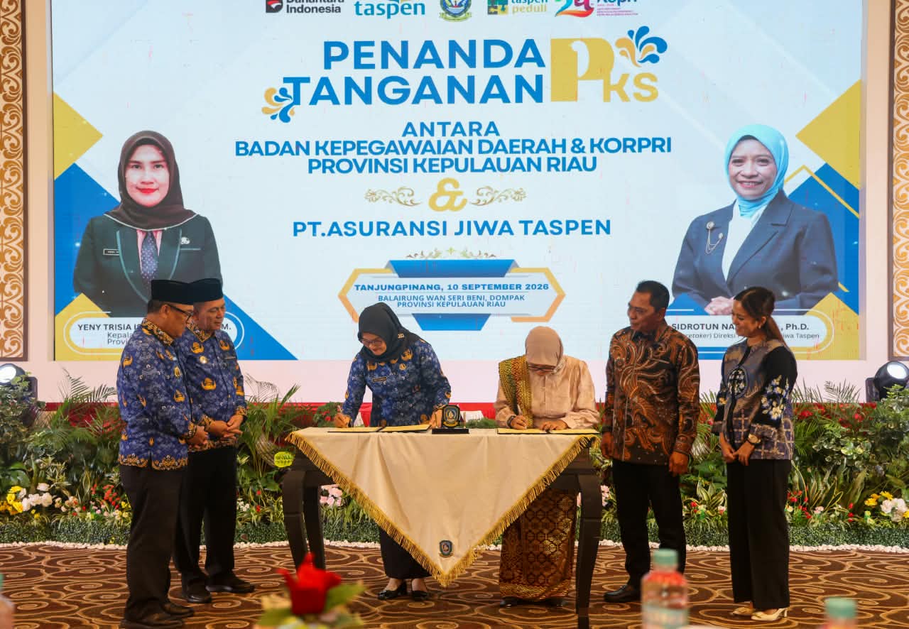 Pemprov Kepri Perkuat Kerjasama dengan PT Taspen untuk Perlindungan dan Jaminan Kesejahteraan bagi ASN