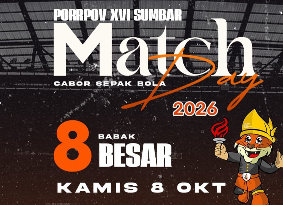 Persaingan Semakin Sengit, 8 Tim Berebut Tempat Semifinal Sepak Bola Porprov XVI Sumbar