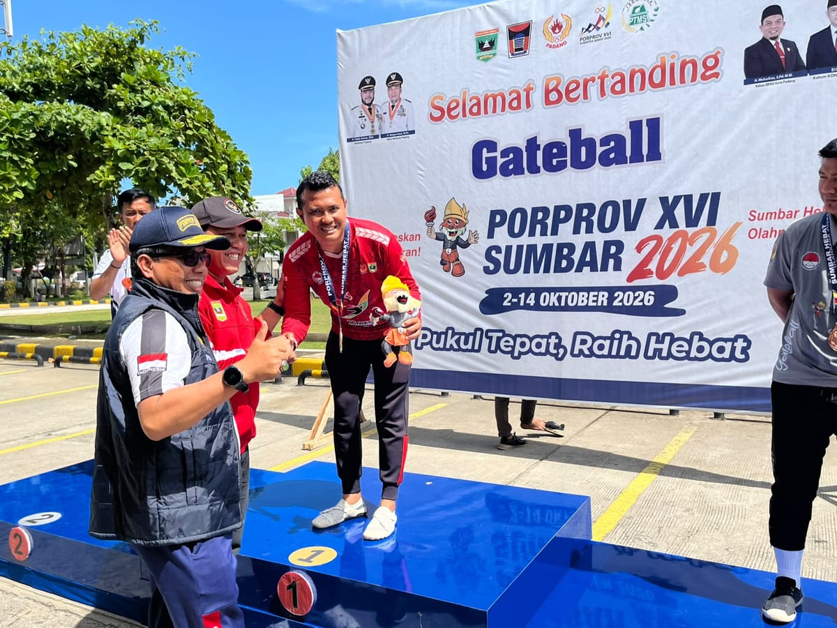 Pertandingan Cabor Gateball Porprov XVI Sumbar Tuntas, Sijunjung Juara Umum
