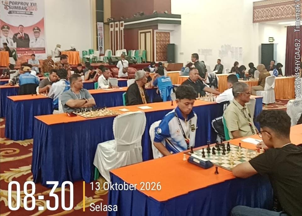 Sijunjung Juara Umum Cabor Catur Porprov XVI Sumbar 2026
