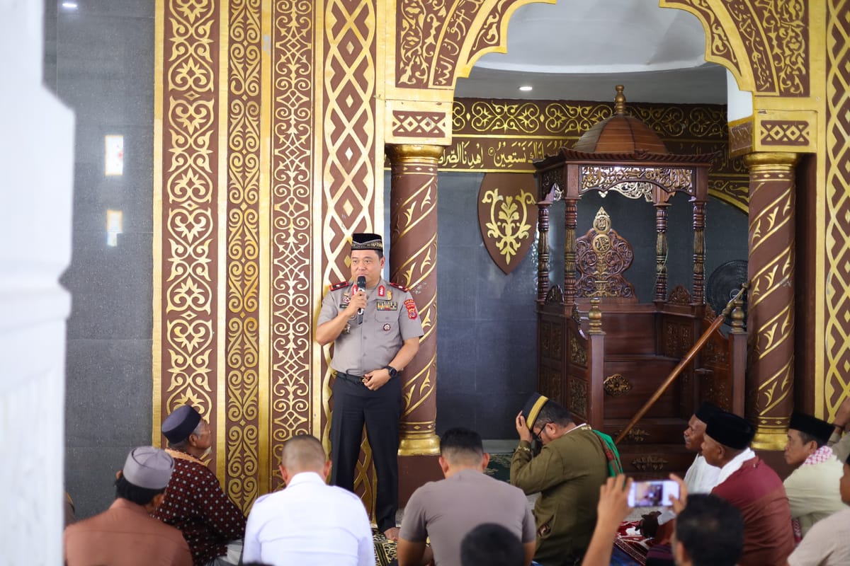 Jumat Keliling Polda Maluku: Perkuat Kemitraan Dengan Ulama dan Masyarakat, Cegah Narkoba Serta Rawat Kamtibmas